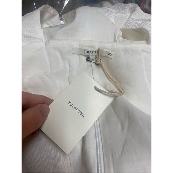 Tularosa Nanette Dress in Ivory Size Large NWT $168 (13-16) - Picture 4 of 4